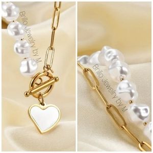 New Shell Heart Necklace